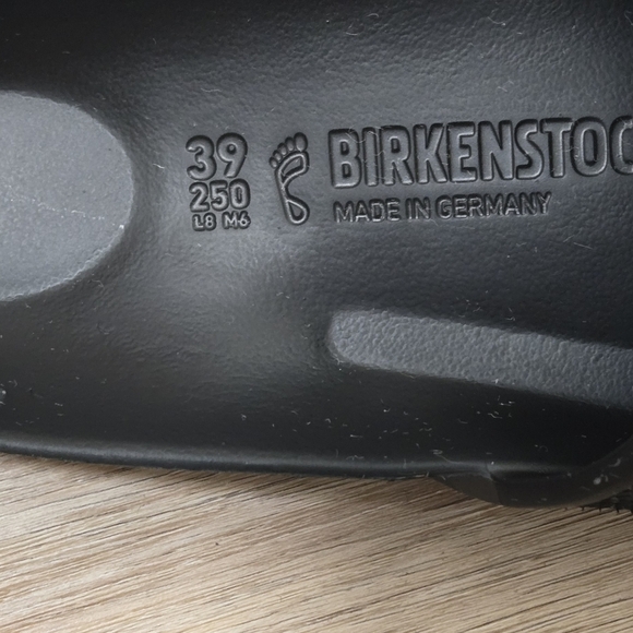 Birkenstock Barbados Essential Black Slide Sandals Size 39 - Picture 4 of 6